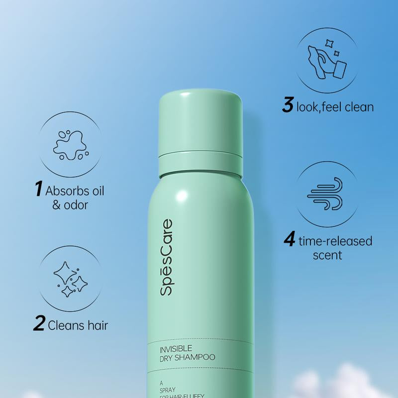 Spēscare Invisible Dry Shampoo Sweet Grapefruit Scent 3.95Oz Instant Fresh Volumizing Hair Dry Shampoo Absorbs Oil, Quick-Dispering Fragrance Cleansing