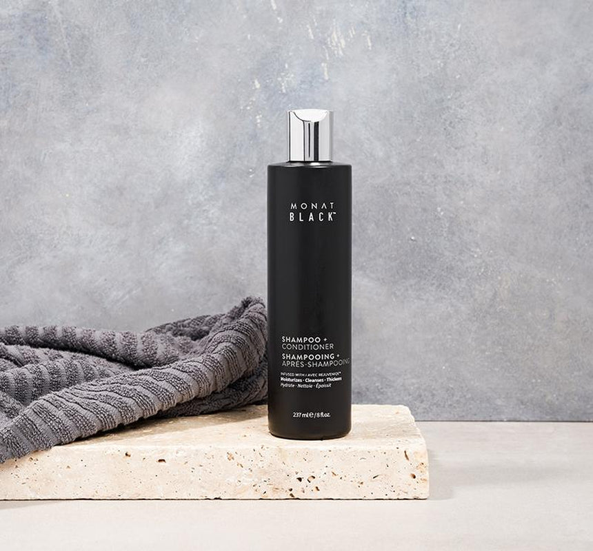 MONAT Black Shampoo + Conditioner - 2-In-1 Formula