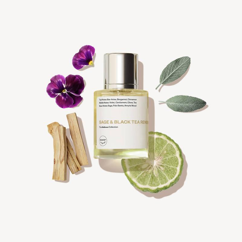 The Wellness Collection, Dossier Originals, 50Ml, Sage & Black Tea Renew Allure Best of Beauty 2024, Ginger & Grapefruit Zing, Rose & Basil Bliss