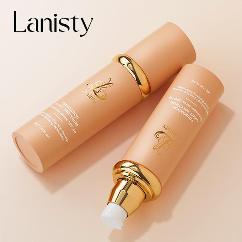 【3 Bottels】Lanisty Color Changing Foundation 4 in 1 Full Coverage , SPF50, Hydrating, Long-Lasting,Moisturizing , Natural Finish,Waterproof Makeup Concealer Concealer